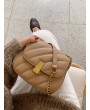 Women Quilted PU Leather Chain Shoulder Bag Crossbody Bag