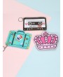 Women Cartoon Cute Tape Shaped Card Pouch Coin Card Bag