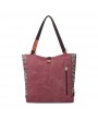 National Canvas Handbags Vintage Flower Shoulder Bags Multifuntion Backpack