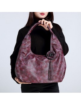 National Style Vintage Floral Crossbody Bag Handbag For Women