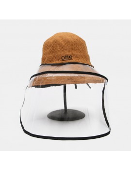 Anti-splash Fisherman Hat Reversible Face Covered Eyewear Removable Sun Visor